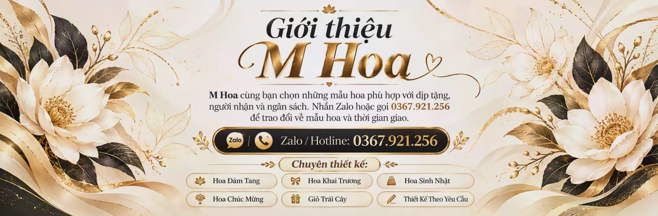 Ảnh bìa Shop hoa tươi Xã Phúc Lộc Nghệ An - Từ lời nhắn đến món hoa vừa ý